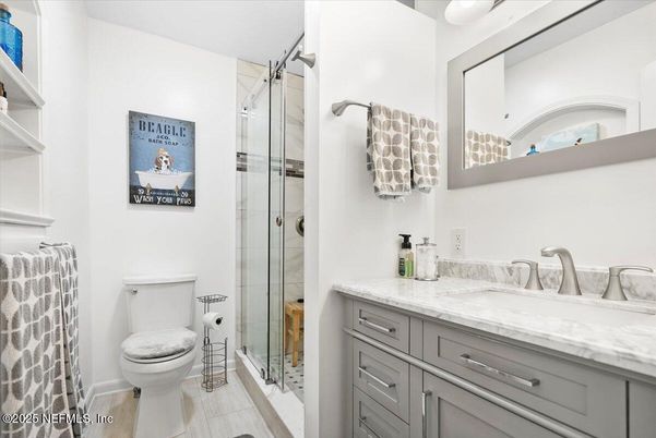Bathroom, Glass Shower, Interior