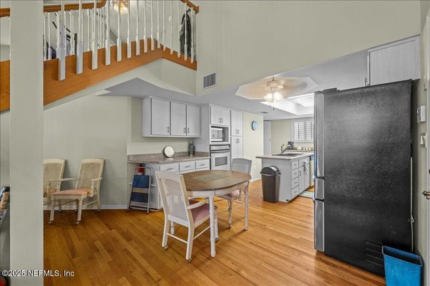 Dining room, Interior, Kitchen, Wood Texture Flooring