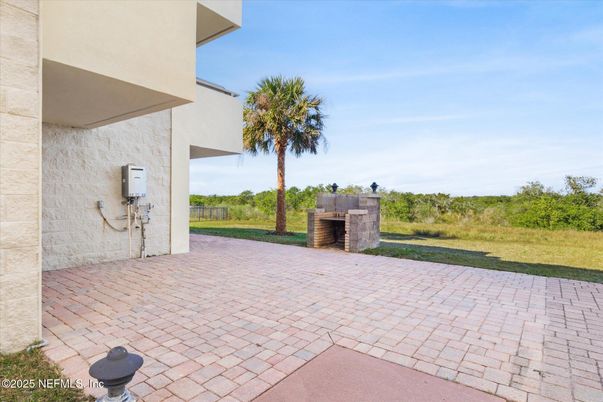 Backyard, Exterior, Fireplace