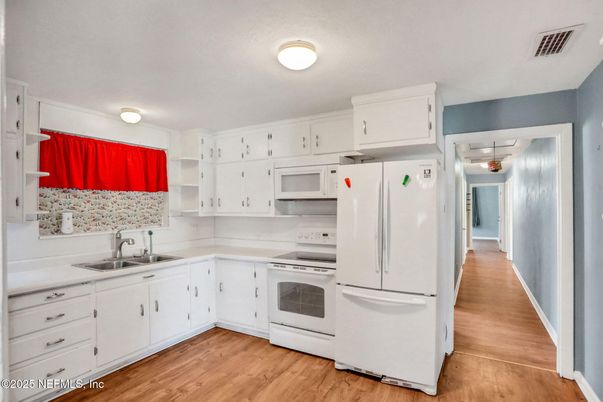 Interior, Kitchen, Wood Texture Flooring
