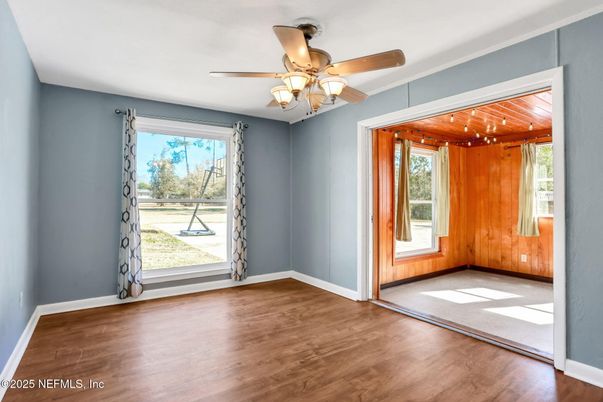 Empty room, Interior, Wooden Ceilings, Wood Texture Flooring