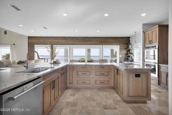 Interior, Kitchen, Recessed Lighting, Stainless Steel Appliances