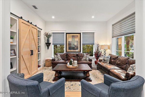 Interior, Living room, Recessed Lighting
