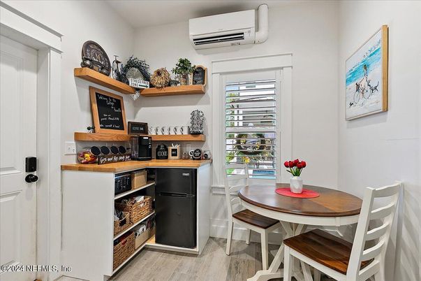Dining room, Interior, Wood Texture Flooring