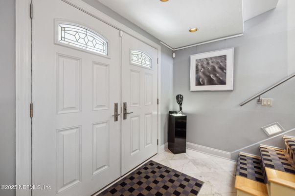 Interior, Marble, Recessed Lighting