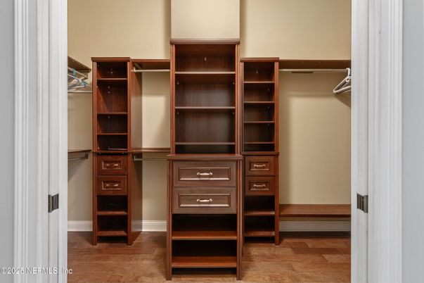 Interior, Walk-in Closets, Wood Texture Flooring