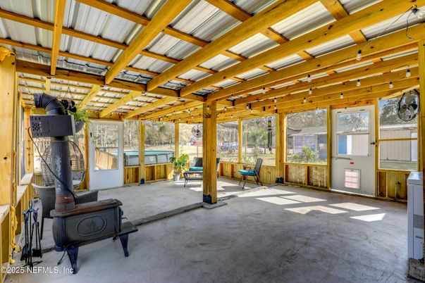Interior, Wooden Beams