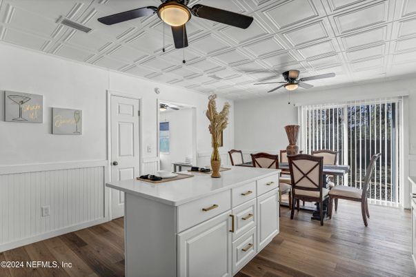 Dining room, Interior, Wood Texture Flooring