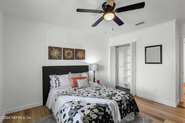 Bedroom, Interior, Wood Texture Flooring