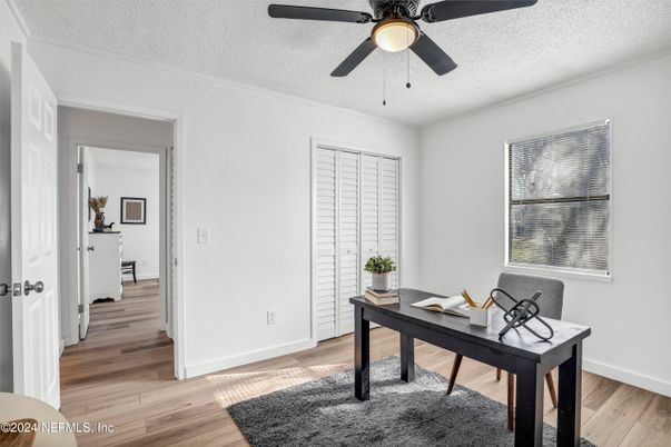 Home Office, Interior, Wood Texture Flooring