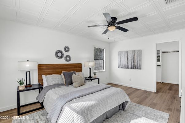 Bedroom, Interior, Wood Texture Flooring