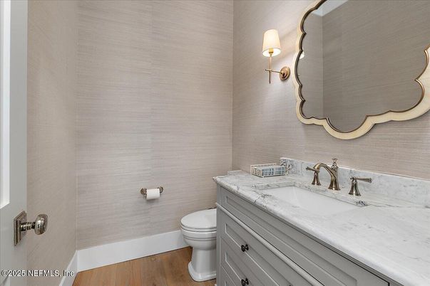 Bathroom, Interior, Wood Texture Flooring
