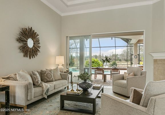 Fireplace, Interior, Living room, Sun Room