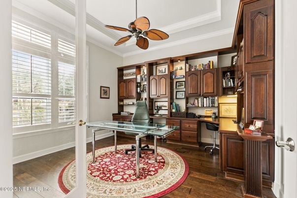 Home Office, Interior, Wood Texture Flooring