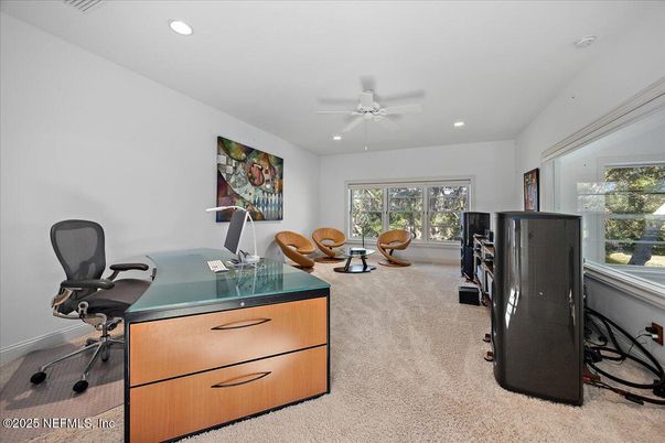 Home Office, Interior, Recessed Lighting