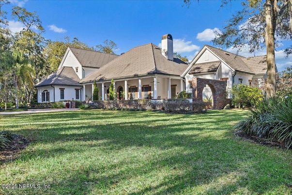 Backyard, Exterior, Facade, Brick Facade, Tudor Revival