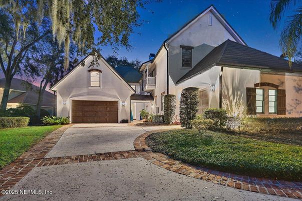 Attached, Exterior, Facade, Spanish Mediterranean