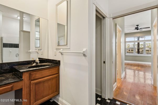 Bathroom, Interior, Wood Texture Flooring