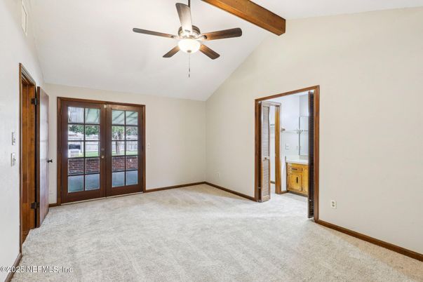 Bathroom, Empty room, Interior, Wooden Beams