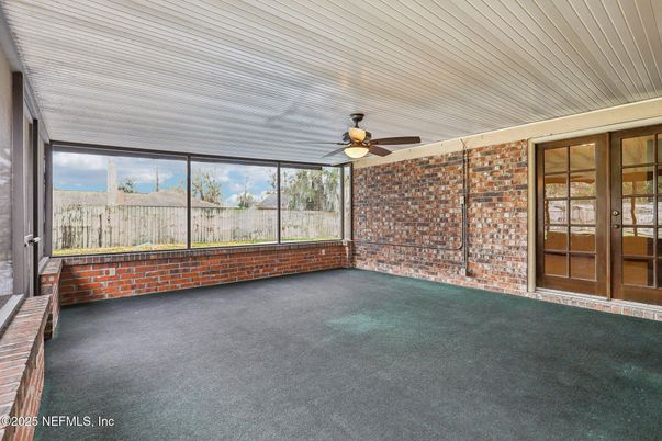 Empty room, Interior, Stone Walls, Sun Room