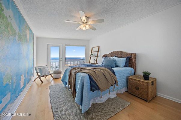 Bedroom, Interior, Water, Wood Texture Flooring