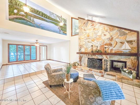 Fireplace, Interior, Living room, Pendant Lights