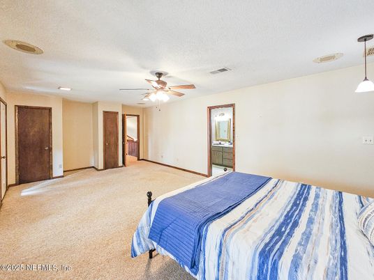 Bedroom, Interior, Pendant Lights, Recessed Lighting