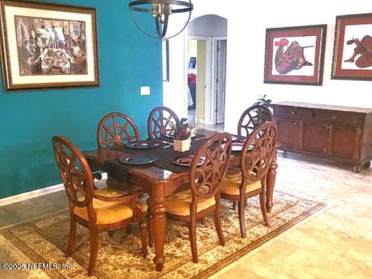 Dining room, Interior, Pendant Lights