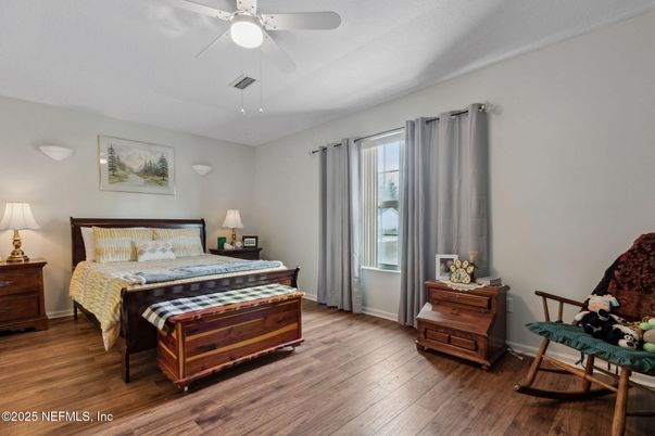Bedroom, Interior, Wood Texture Flooring