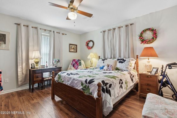 Bedroom, Interior, Wood Texture Flooring