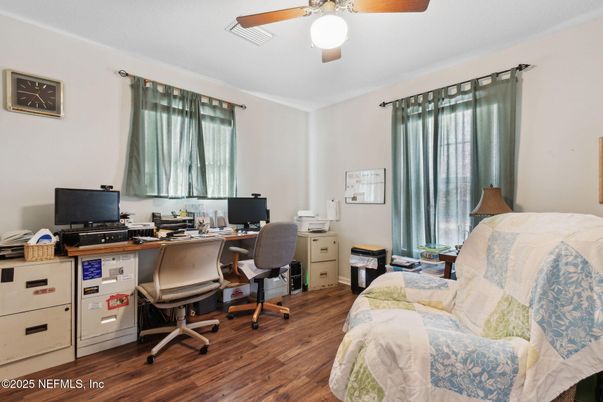 Home Office, Interior, Wood Texture Flooring