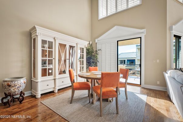 Dining room, Interior, Wood Texture Flooring