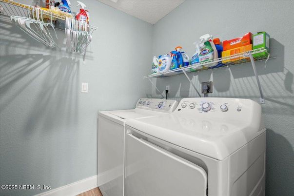 Interior, Utility Closets, Washer, Wood Texture Flooring