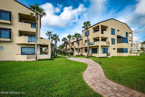 Backyard, Exterior, Facade, Condo Building