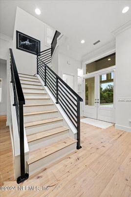 Interior, Recessed Lighting, Wood Texture Flooring