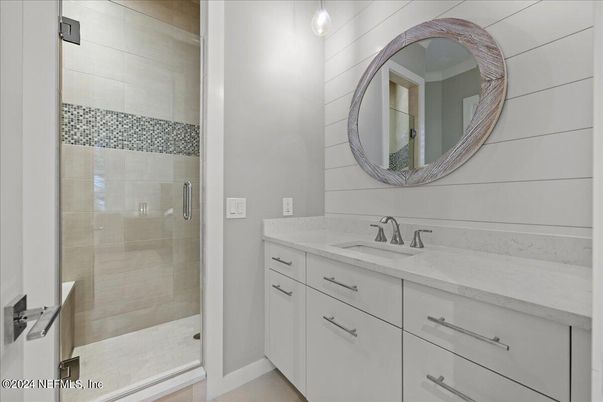 Bathroom, Glass Shower, Interior