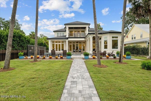 Backyard, Exterior, Facade, Mediterranean