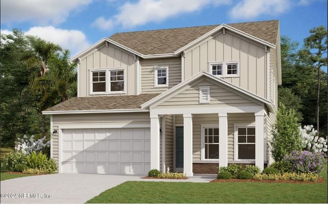 Attached, Exterior, Facade, Farmhouse