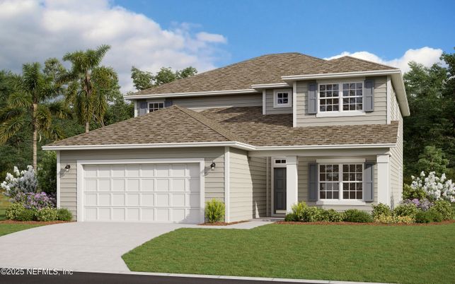 Attached, Exterior, Facade, Split Level