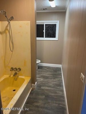 Bathroom, Interior, Wood Texture Flooring