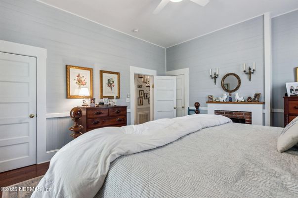 Bedroom, Interior, Wood Texture Flooring