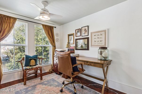 Home Office, Interior, Wood Texture Flooring