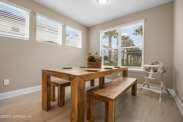 Dining room, Interior, Wood Texture Flooring