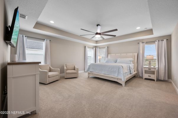 Bedroom, Interior, Recessed Lighting