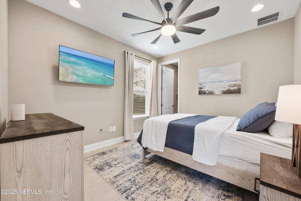 Bedroom, Interior, Recessed Lighting