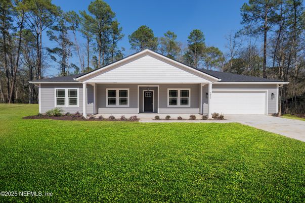 Attached, Exterior, Facade, Ranch