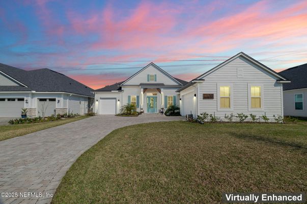Attached, Backyard, Exterior, Facade, Farmhouse