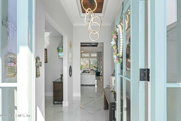 Interior, Marble, Pendant Lights