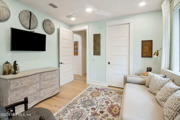 Interior, Recessed Lighting, Wood Texture Flooring