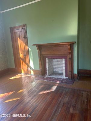 Fireplace, Interior, Wood Texture Flooring